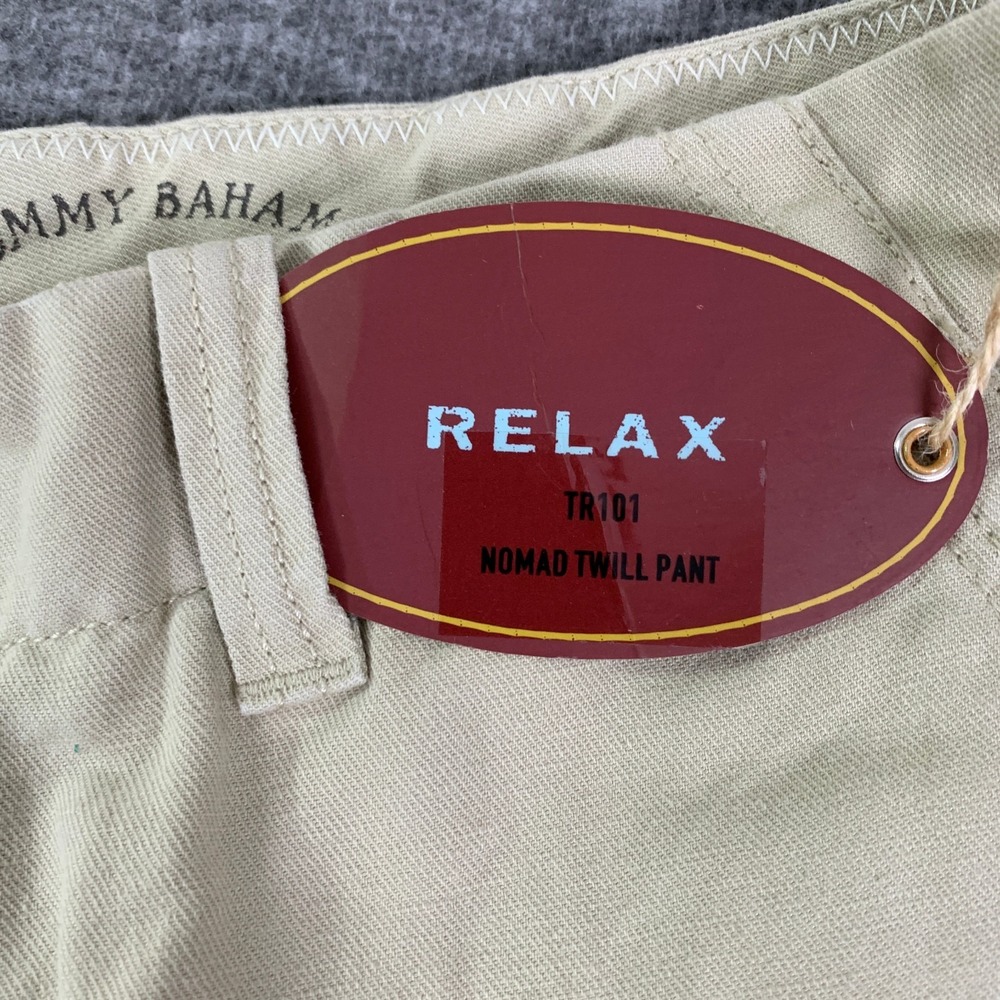 Tommy Bahama Pants Men 38x33 Beige Linen Relax Nomad Twill Trousers Casual NEW - Picture 3 of 12